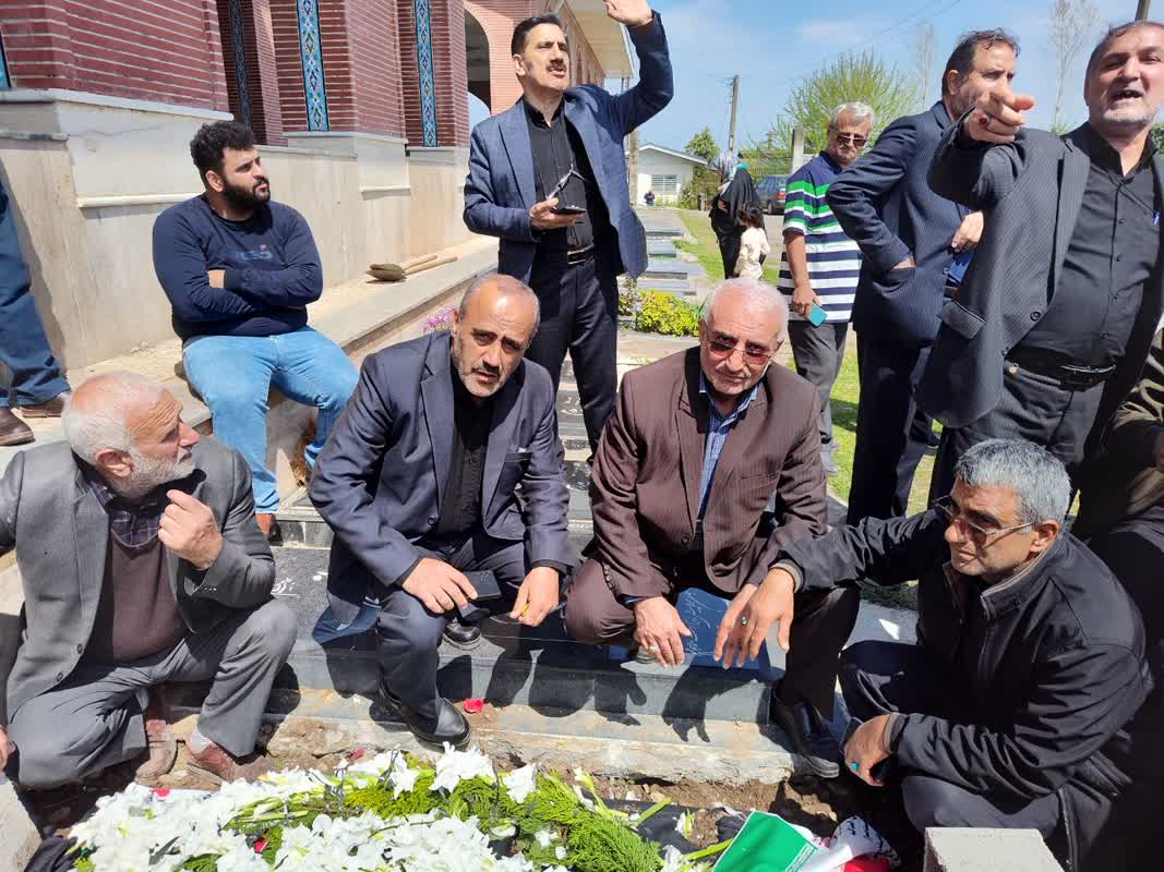 پیکر پاک آزاده «ابوطالب پورصدیق» با حضور همرزمانش تشییع شد6