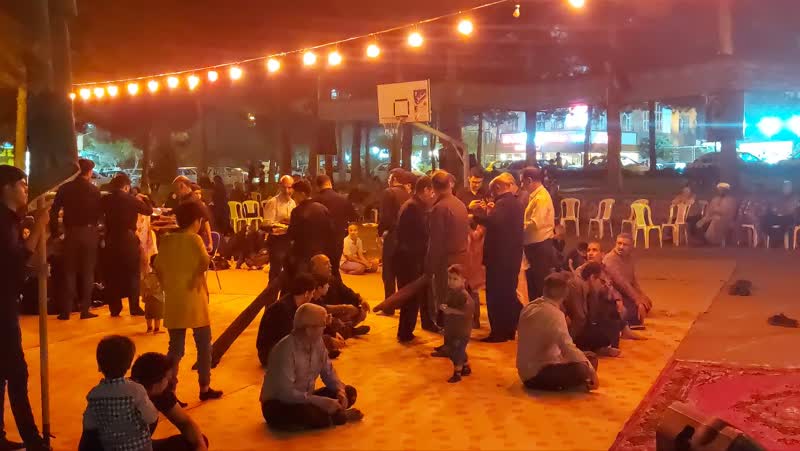 گزارش تصویری| شب اول محرم در هیئت آزادگان بیرحند3