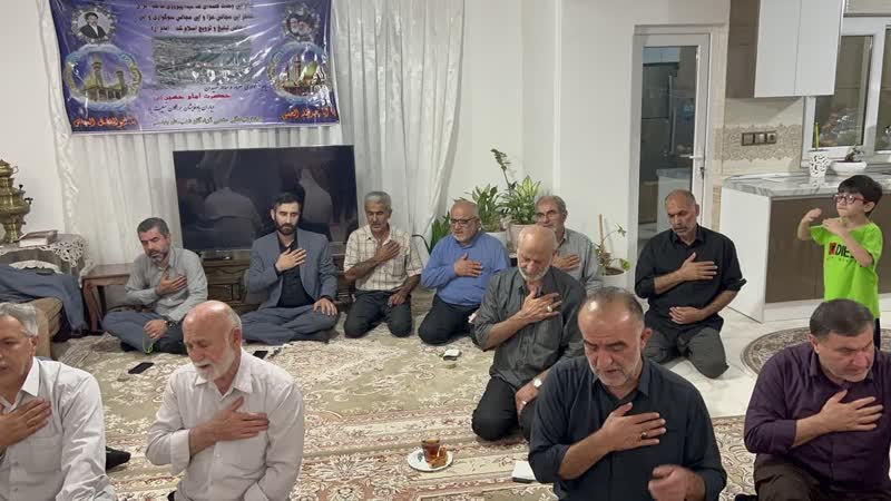 بابلسر| برگزاری مراسم سوگواری امام حسین(ع) به میزبانی آزاده رحمت‌ا.. باقری2