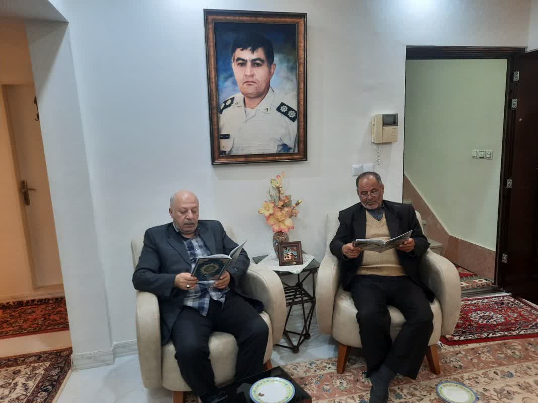 تصاویر| ختم قرآن کریم برای شادی روح آزاده شمس الله فرهانی4