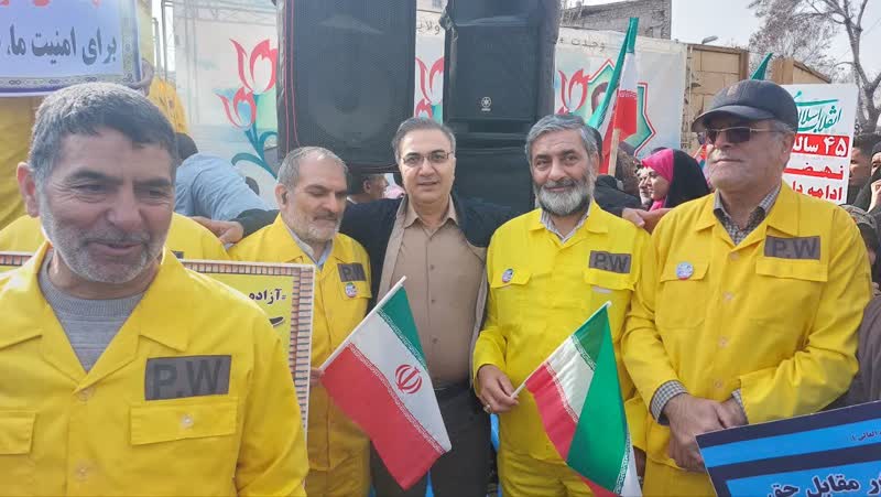 حضور فعال و پرشور آزادگان خراسان رضوی در جشن 45 سالگی انقلاب1