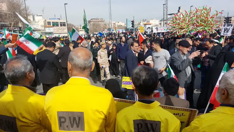 حضور فعال و پرشور آزادگان خراسان رضوی در جشن 45 سالگی انقلاب2