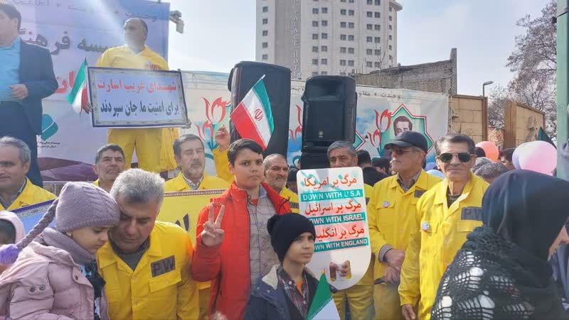 حضور فعال و پرشور آزادگان خراسان رضوی در جشن 45 سالگی انقلاب4