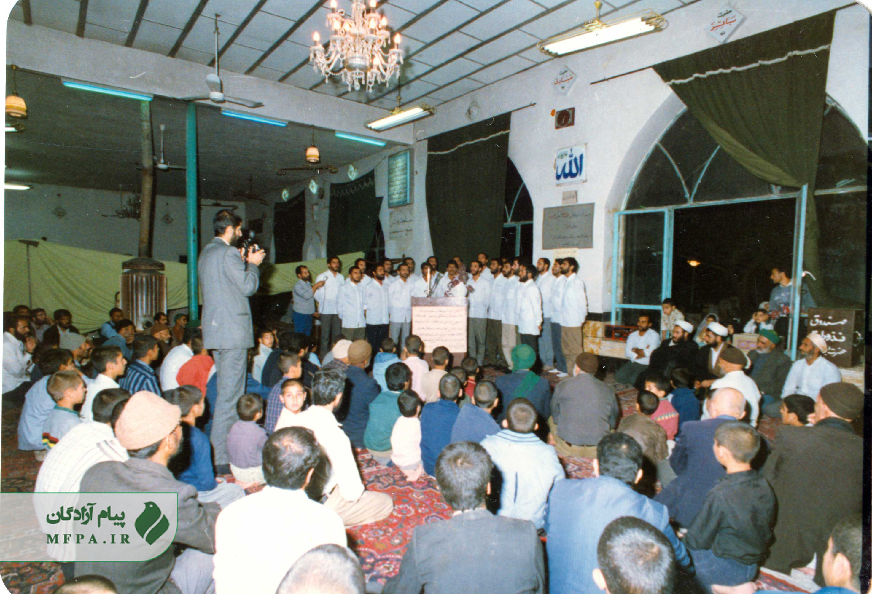 تصاویری از گروه سرود آزادگان در حرم مطهر رضوی 8