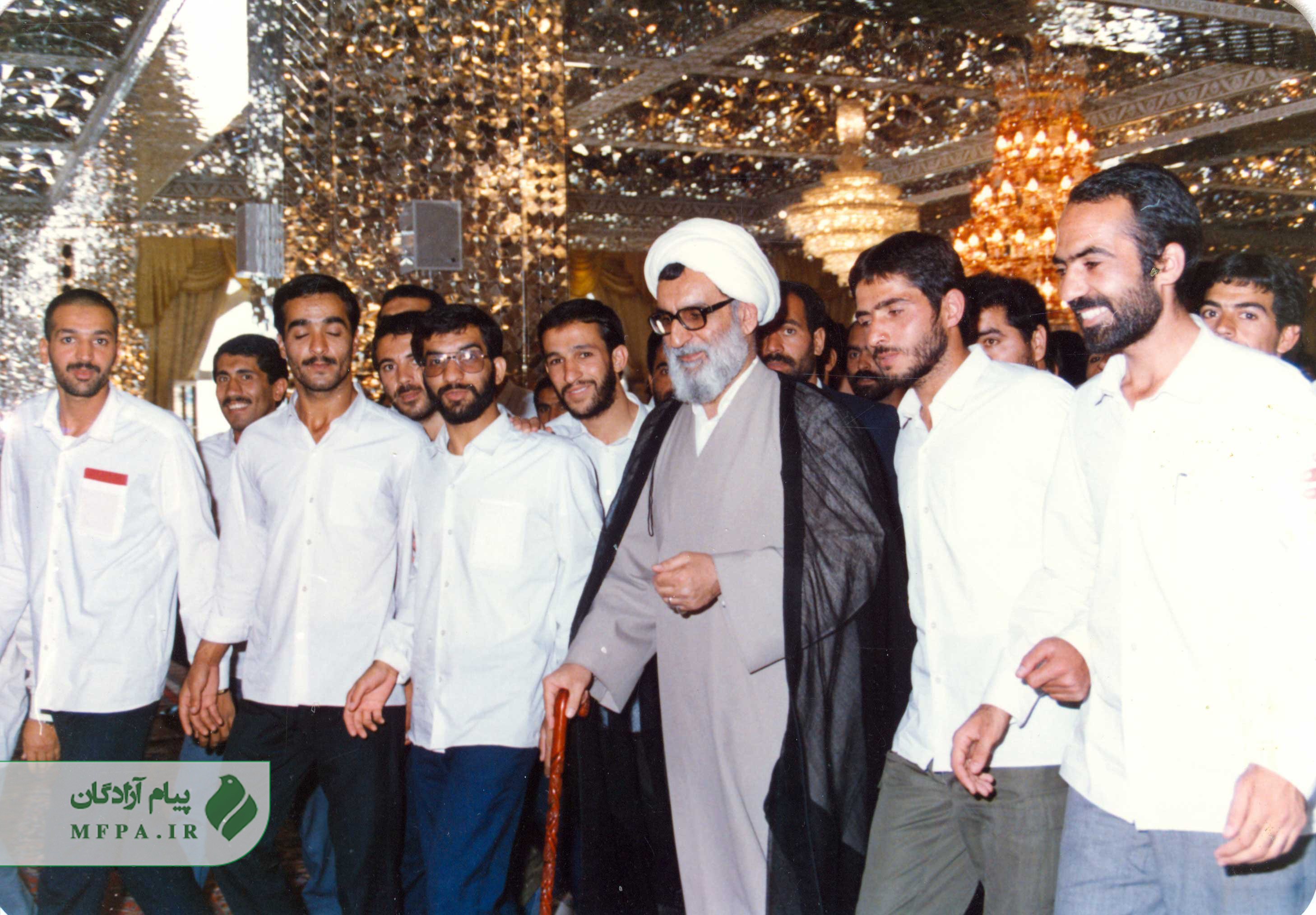 تصاویری از گروه سرود آزادگان در حرم مطهر رضوی 7