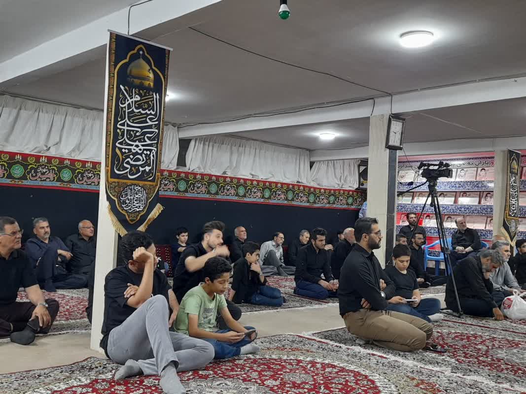 تصاویر| عزاداری آزادگان مشهدی در دومین شب محرم10