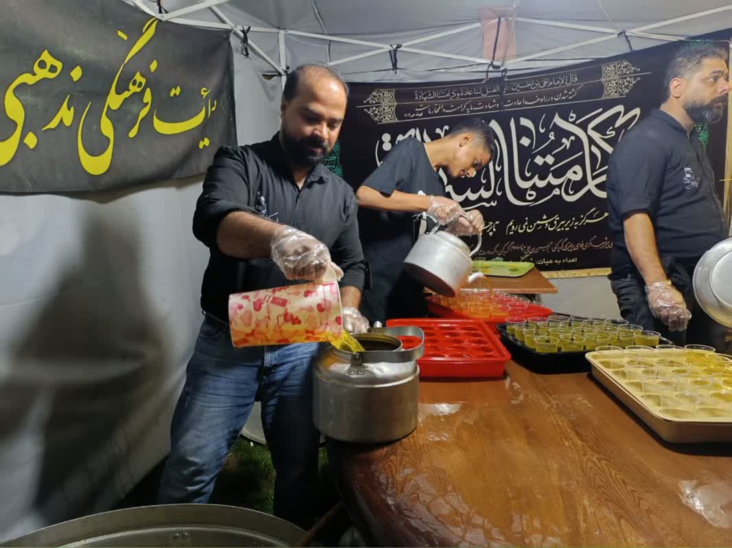 تصاویر| شب پنجم ماه محرم در هیئت آزادگان بیرجند1