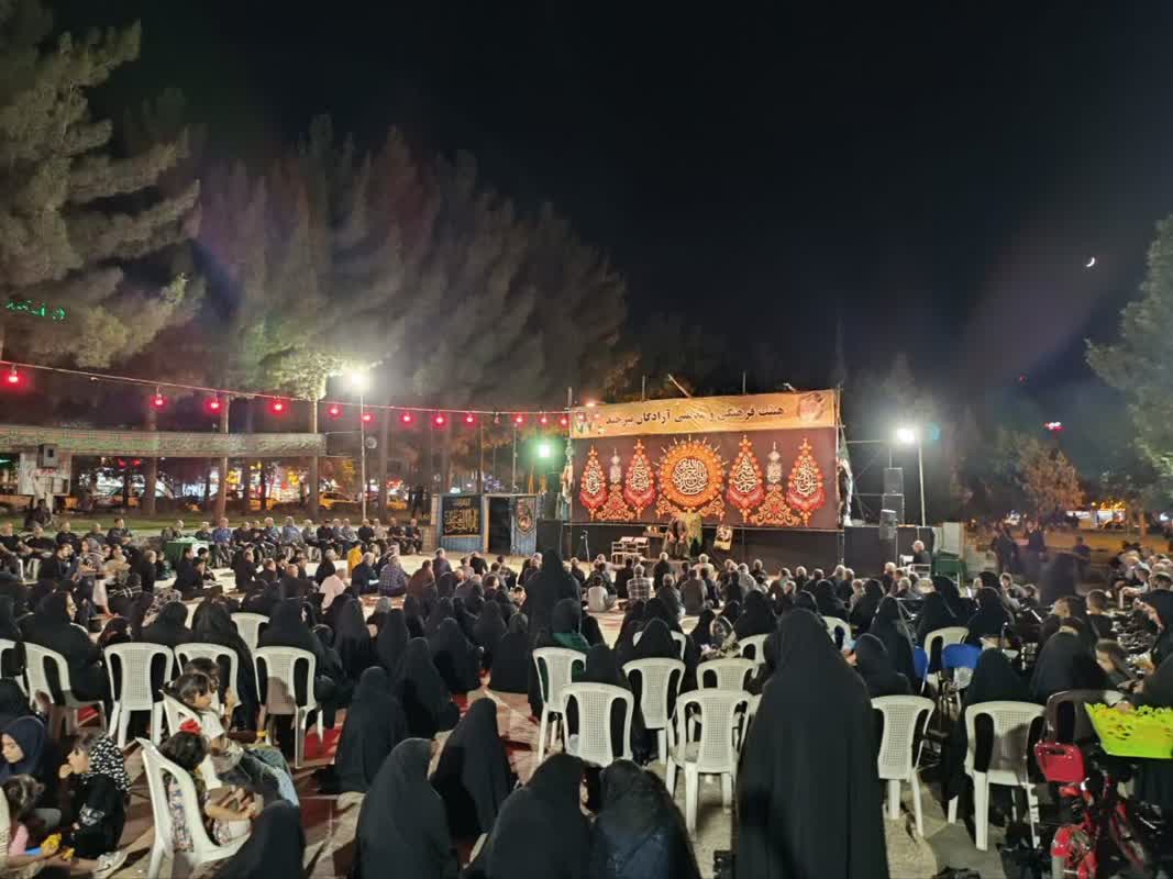 تصاویر| شب پنجم ماه محرم در هیئت آزادگان بیرجند2