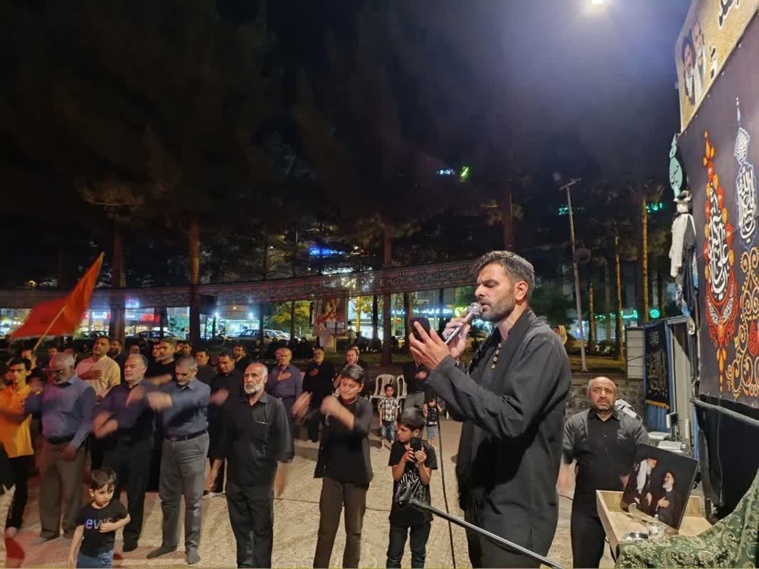 تصاویر| شب پنجم ماه محرم در هیئت آزادگان بیرجند10