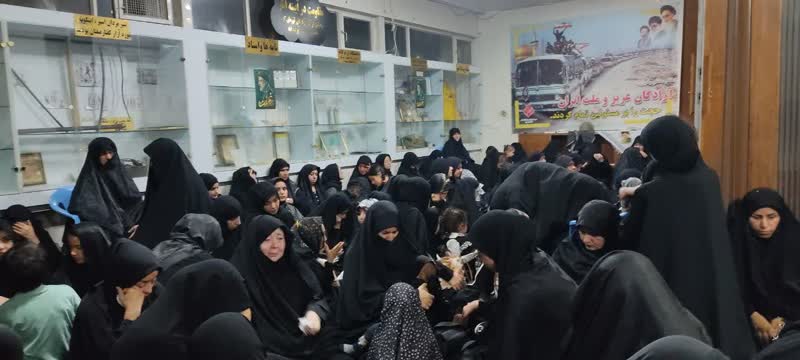 گزارش تصویری عزاداری آزادگان مشهد مقدس شب تاسوعای حسینی11