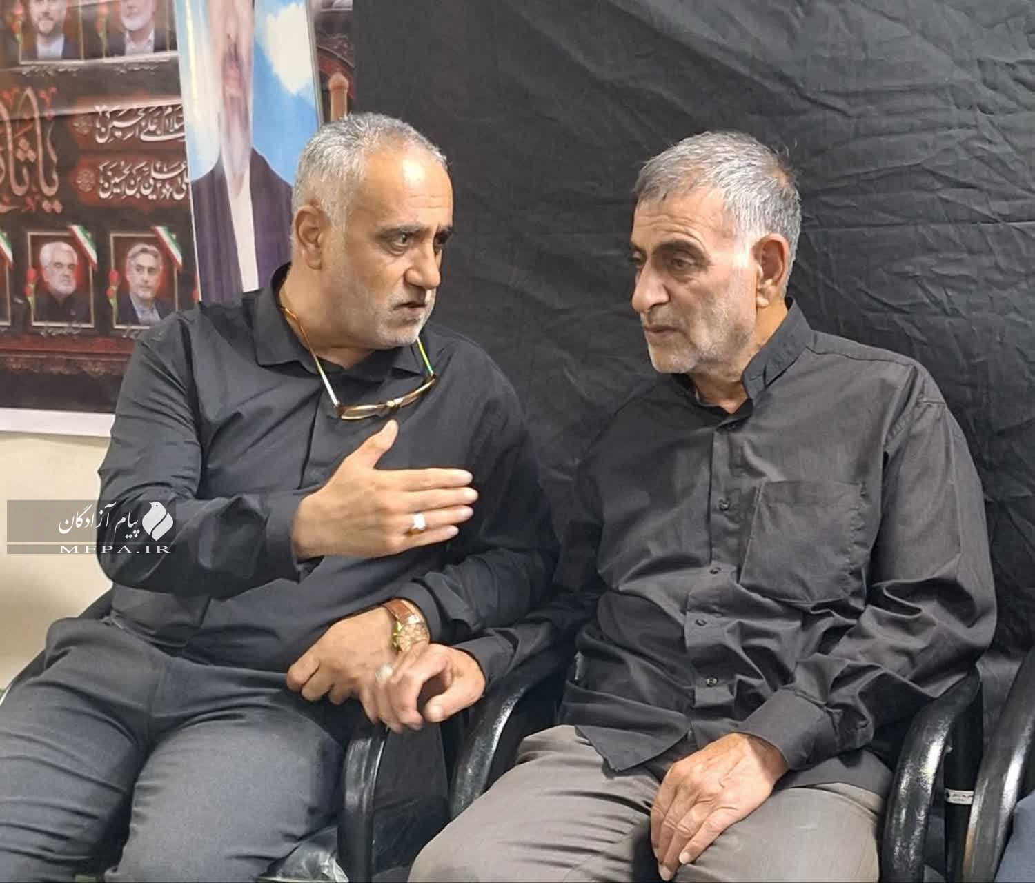 تصاویر عزاداری آزادگان در محرم 1404 6