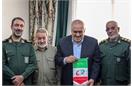 تصاویر| دیدار مسئولین و فرماندهان نظامی استان مرکزی با آزاده «ابراهیم نصیری»