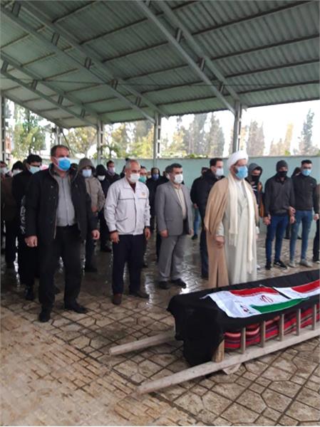 گزارش تصویری مراسم خاکسپاری آزاده مرحوم جابر علم نژاد