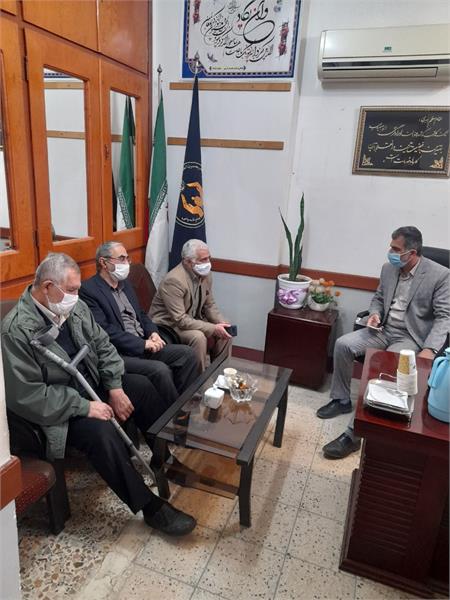 دیدار مسئول موسسه پیام آزادگان مازندران با رئیس جدید کمیته امداد امام خمینی(ره)