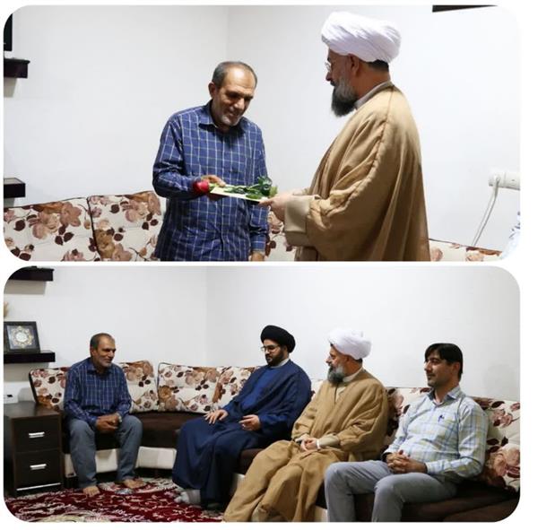دیدار با آزاده و جانباز سرافراز در شهر خورموج