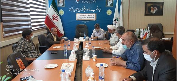 مرکزی| دیدار اعضای شورای مشورتی آزادگان با سرپرست جدید بنیاد شهید