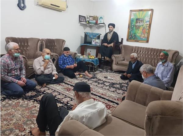 روضه خوانی در منزل پدر آزاده شهید مهندس عباسعلی مظلومی