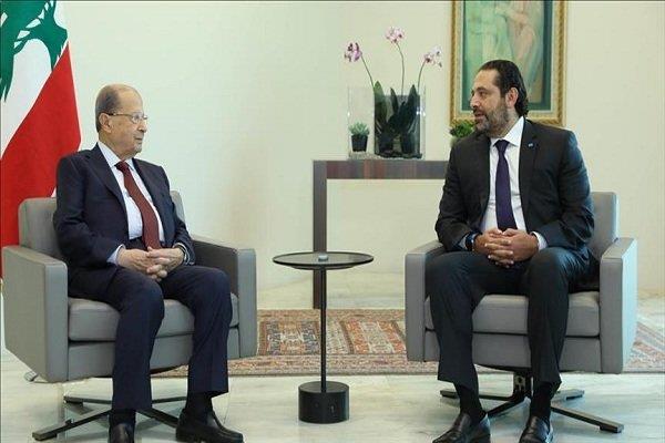 دیدار رئیس جمهور لبنان با «سعد حریری» برای تشکیل کابینه جدید