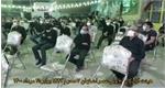 اصفهان| مراسم عزاداری و پخت غذای نذری هیئت آزادگان