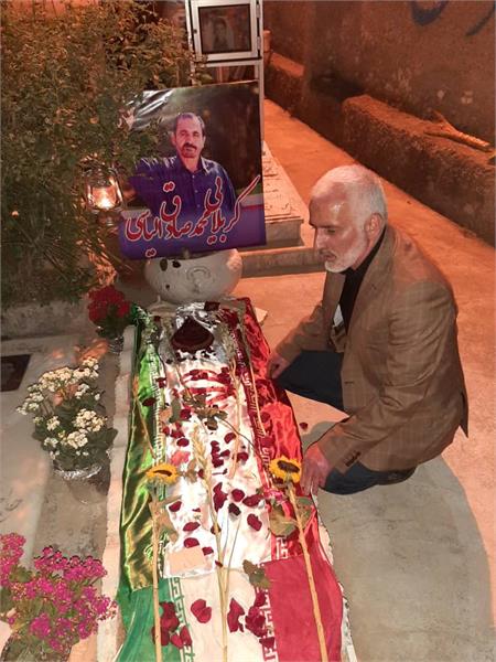 مراسم بزرگداشت آزاده شهید محمد صادق الیاسی برگزار شد