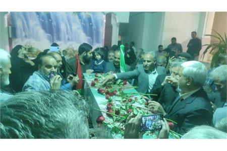 آزادگان شهرستان رفسنجان میزبان پیکر یک شهید گمنام +تصاویر
