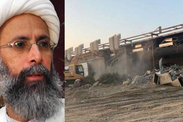 تخریب مسجد شیعیان توسط رژیم سعودی عربستان