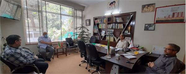 خراسان رضوی| جلسه همکاری نمایندگی موسسه با مسئولین باغ موزه دفاع مقدس