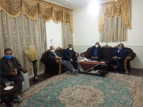 دیدار اعضای هیئت آزادگان رفسنجان با خانواده آزاده شهید علی‌اکبر حدادی