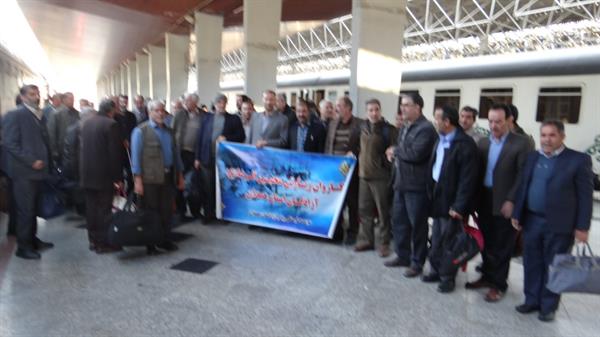 اردوی زیارتی آزادگان استان همدان به مشهد مقدس