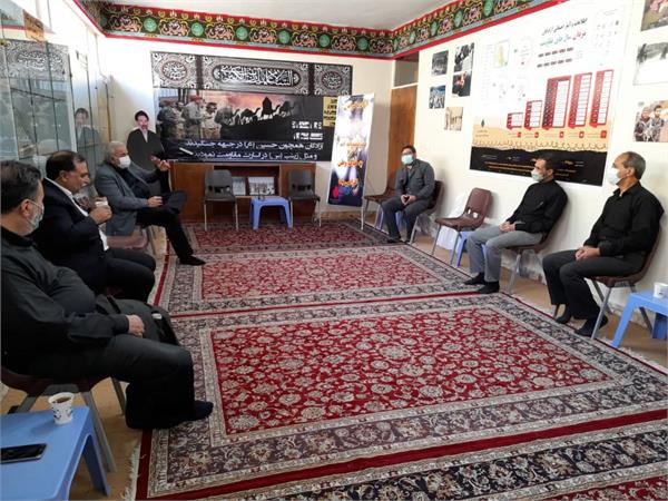 دیدار رئیس و مسئول امور ایثارگران جهاد کشاورزی با نماینده موسسه پیام آزادگان