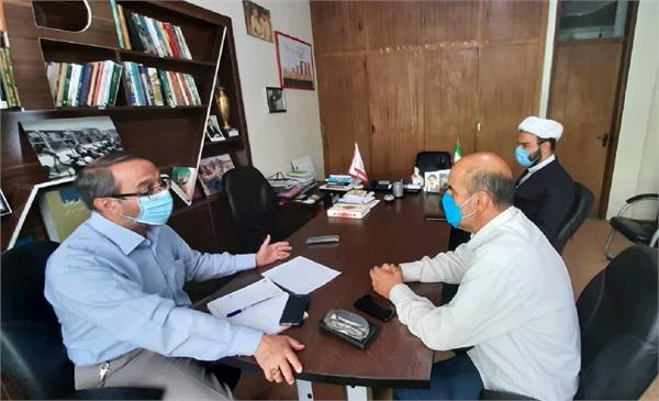نشست مشترک موسسه پیام آزادگان خراسان رضوی و هیئت امنا مسجد شهرک آزادگان