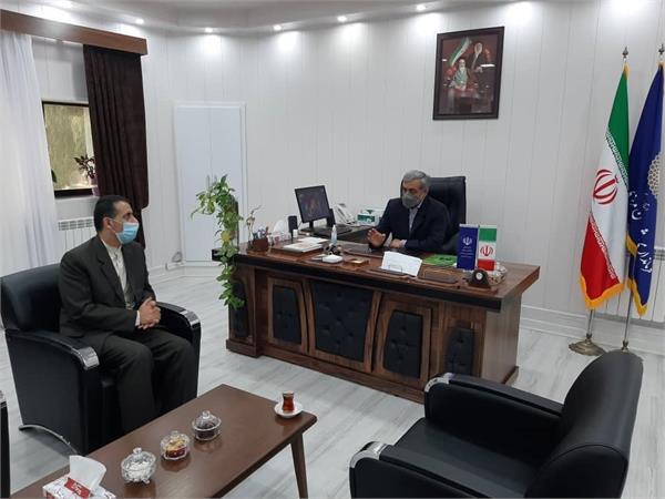بندرانزلی| نشست هماهنگی رئیس بنیاد شهید و امور ایثارگران با فرماندار شهرستان