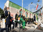روایتگری آزاده سید عبدالله محمود‌پور بر سرمزار جانباز شهید حاج سید حسین آملی