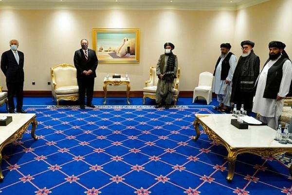 وزیر خارجه آمریکا با نمایندگان طالبان و دولت افغانستان دیدار و گفتگو کرد