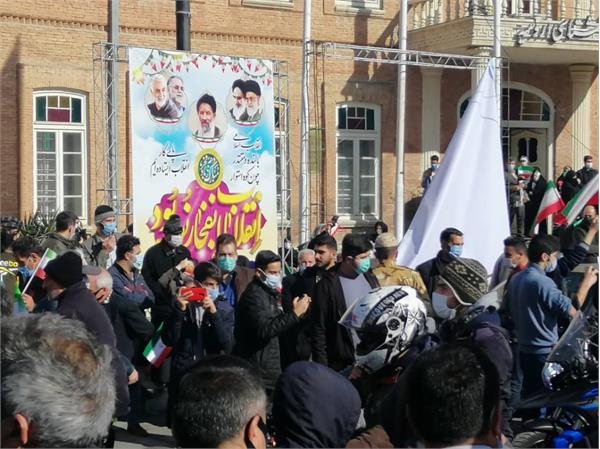 حضور آزادگان سرافراز شهرستان ارومیه در راهپیمایی ۲۲بهمن