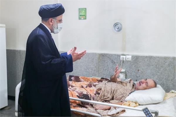 حضور سرزده رئیس جمهور در آسایشگاه جانبازان امام خمینی(ره)