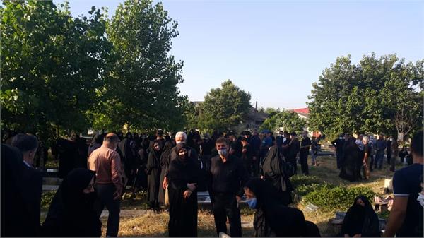 مازندران| مراسم خاکسپاری آزاده مرحوم حمیدرضا الیاس‌پور