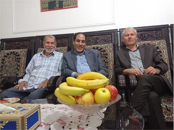 رفسنجان| دیدار اعضای هیئت فرهنگی آزادگان با آزاده حسن خالقی