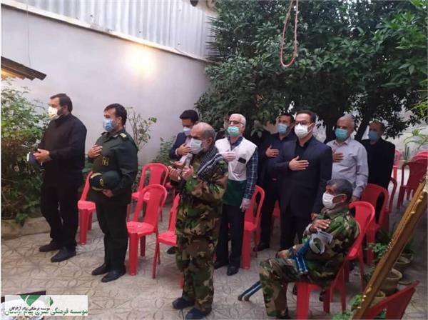 حضور جمعی از آزادگان در مراسم سالگرد شهادت شهید هاشمی نژاد +عکس