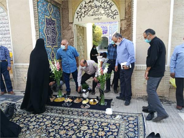 کرمان| حضور آزادگان در مراسم هفتمین روز درگذشت آزاده سرافراز رضا محمدرفیعی
