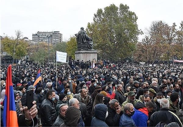 آغاز اقدام «نافرمانی اجتماعی» در ارمنستان در صورت عدم استعفا «پاشینیان»