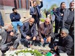 پیکر پاک آزاده «ابوطالب پورصدیق» با حضور یارانش تشییع شد