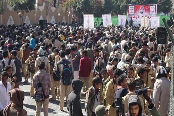 تظاهرات مردم یمن در حمایت از جنبش انصارالله