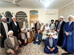 عیادت حوزویان کاشان از روحانی آزاده دوران دفاع مقدس