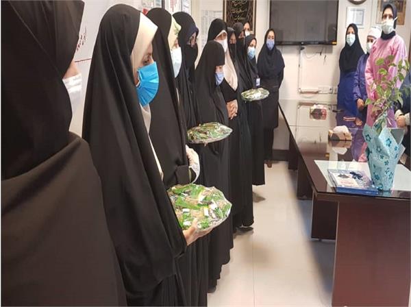 تجلیل از پرستاران بیمارستان امام خمینی(ره) بهشهر به مناسبت روز پرستار