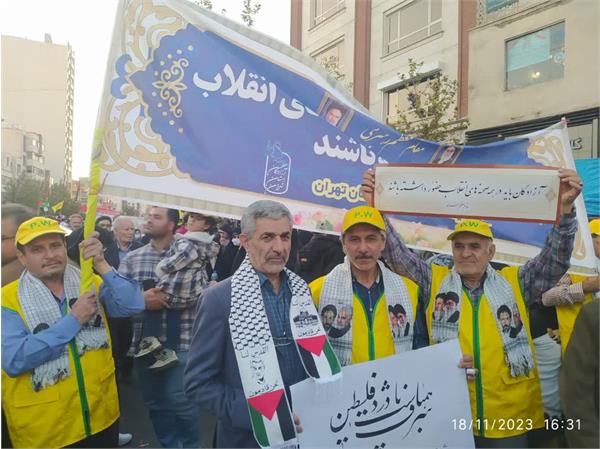 تصاویر| تجمع بزرگ حمایت از کودکان غزه با حضور آزادگان و ایثارگران