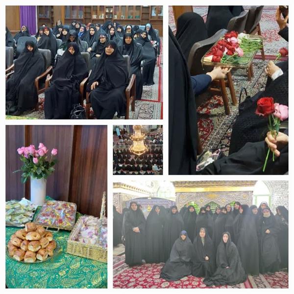 جشن همسران و دختران آزادگان مشهدی در سالروز میلاد پرستار کربلا