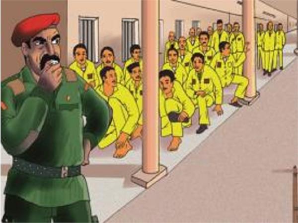فجر آزادگی| شیرینی دادن اسرا به افسران عراقی در ۲۲ بهمن