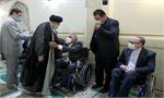 دیدار تعدادی از ایثارگران و جانبازان با رئیس‌جمهور