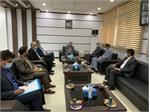 زاهدان| نشست نماینده موسسه پیام آزادگان با بانک ملی و بنیاد شهید